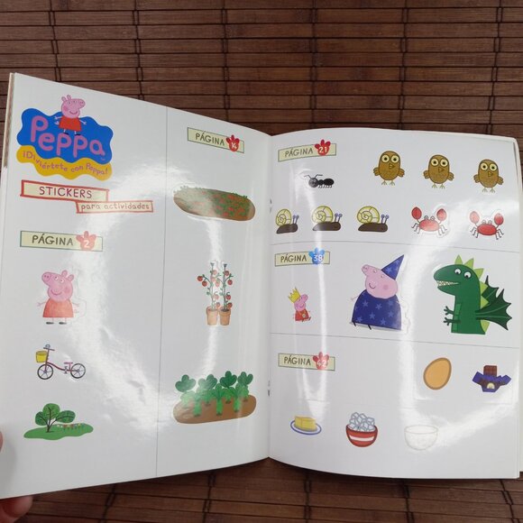 A Jugar Con Peppa Libro De Actividades 4 Años Con Stickers Recortables Divertido - Picture 5 of 7